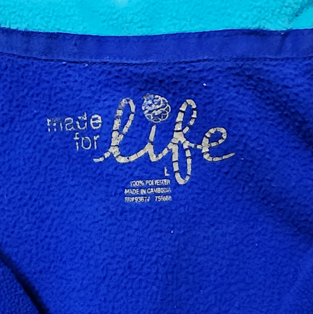 Blue half-zip pullover - Picture 4 of 4
